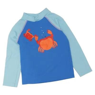 Zwemshirt (Blauw) van Babyboden Elastaan, Polyamide, Polyester