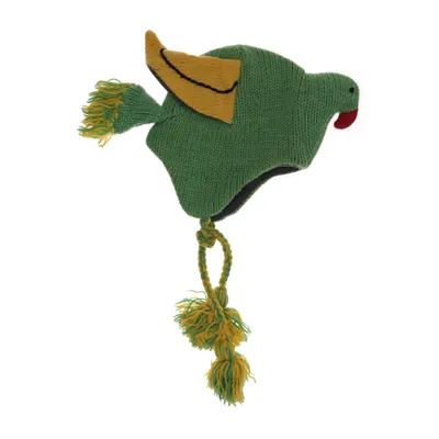 Beanie (Groen, Geel, Rood) Polyester, Wol