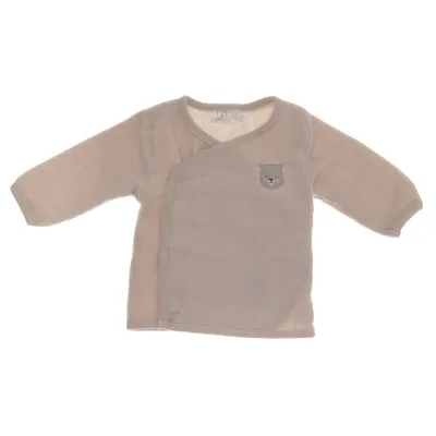Slå-om bluse (Beige) fra Baby Bomuld, Polyester