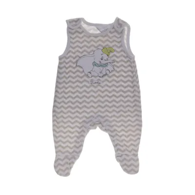 Sparkdräkt (Grå, Vit) från Disney Baby Bomull, Polyester