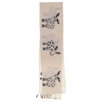 Scarf (Beige, Black)