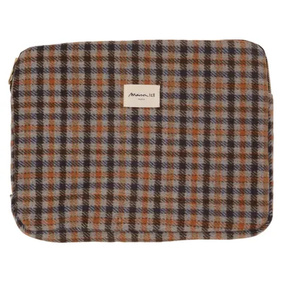 Laptopfodral (Blå, Brun, Flerfärgad) från Maison 123 Bomull, Polyester