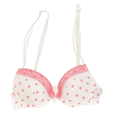 Soutien-gorge (Blanc, Rose) de Melrose Élasthane, Polyamide, Polyester
