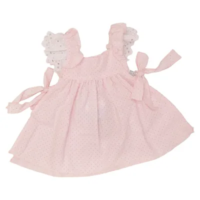 Dress (Pink, White) from Fina Ejerique Cotton, Polyester