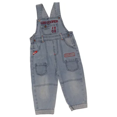 Hängselbyxor (Blå) från Lee Cooper Bomull, Polyester, Viskos