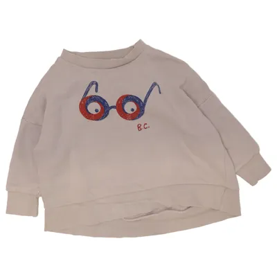 Sweatshirt (Gray, Multicolored) from Bobo Choses Cotton