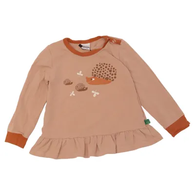 T-shirt à manches longues (Rose) de Fred's World by Green Cotton Élasthane, Coton biologique