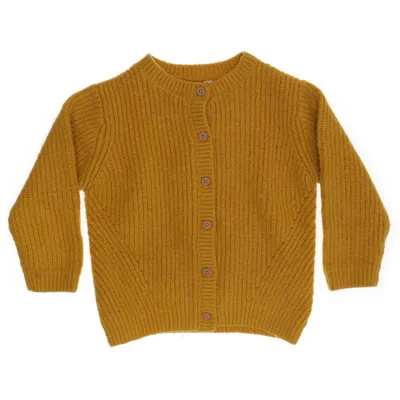 Cardigan (Yellow) from Bout'chou Acrylic, Elastane, Polyamide, Wool