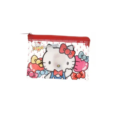 Toilettas (Transparant, Rood, Meerkleurig) van Hello Kitty