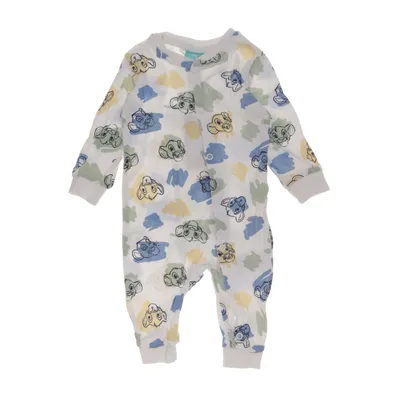 Sparkdräkt (Vit, Flerfärgad) från Disney Baby Ekologisk bomull