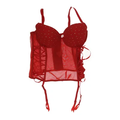 Bustier (Rood) van Seite*1Girl Elastaan, Polyamide, Polyester
