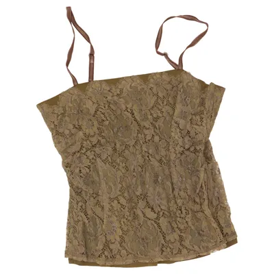 Bralette (Groen) van Basset Elastaan, Viscose