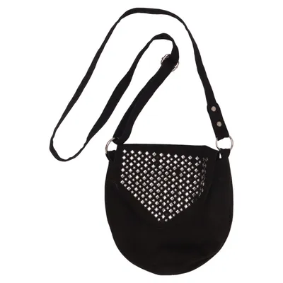Sac à bandoulière (Noir) de Crash One Coton, Polyester