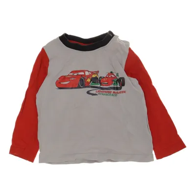 Långärmad t-shirt (Grå, Röd) från Disney Pixar Bomull