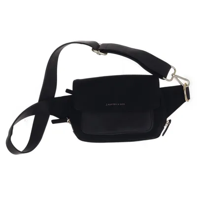 Axelremsväska (Visby All Black) från Kapten & Son Polyuretan