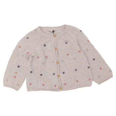 Cardigan (Grå, Flerfarvet) fra H&M Baby Bomuld