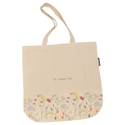 Canvas tas (Beige, Meerkleurig) van Nanu Nana Katoen, Polyester