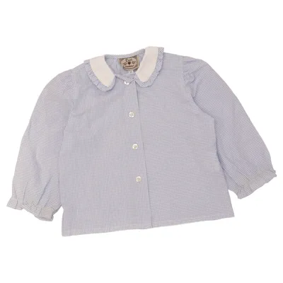 Blus (Blå, Vit) från Turi Landhaus Bomull, Polyester