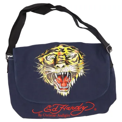 Shoulder-bag (Blue, Multicolored) from Ed Hardy by Christian Audigier