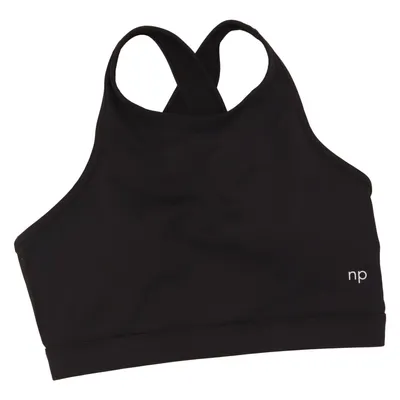 Sports bra (Black) from Ninepine Elastane, Recycled polyester