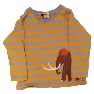 Långärmad t-shirt (Gul, Grå) från Alana Bomull