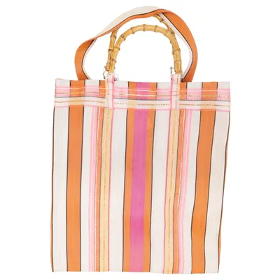 Handbag (Pink, Orange, White) from Surkana