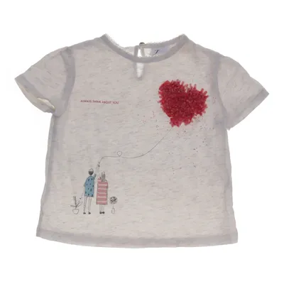 T-shirt (Hvid, Pink) fra Zara Baby