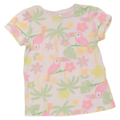 T-shirt (Hvid, Flerfarvet) fra Solaris Bomuld