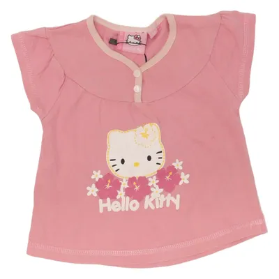 Top (Roze, Wit) van Hello Kitty Katoen