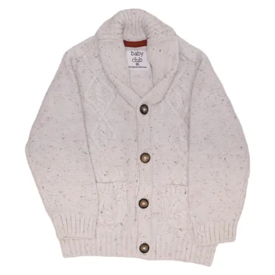 Cardigan (White, Multicolored) from Baby Club Cotton