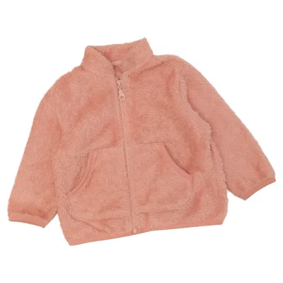 Fleecejacka (Rosa) från Uniqlo Baby Polyester, Polyuretan