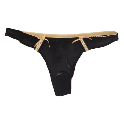 Stringtrusser (Sort, Guld) fra Gorsenia Elastan, Polyamid, Polyester