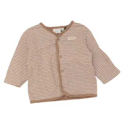 Cardigan (Brun, Hvid) fra Feetje Bomuld