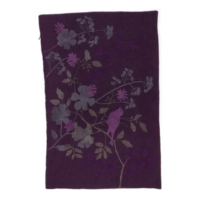 Housse de coussin (Violet, Multicolore) de Living Polyester
