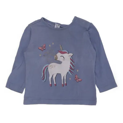 Långärmad t-shirt (Blå) från Dopo Dopo Bomull