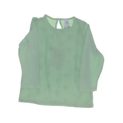 Långärmad t-shirt (Grön) från Topomini Bomull, Elastan