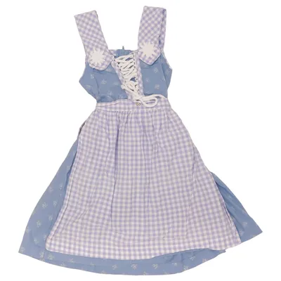 Dirndl (Blauw, Wit) van Isar-Trachten Katoen
