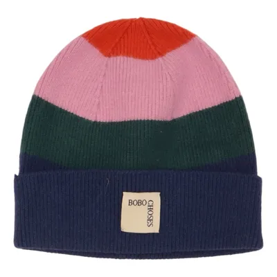 Beanie-Mütze (Blau, Mehrfarbig) von Bobo Choses Polyamid, Polyester, Viskose
