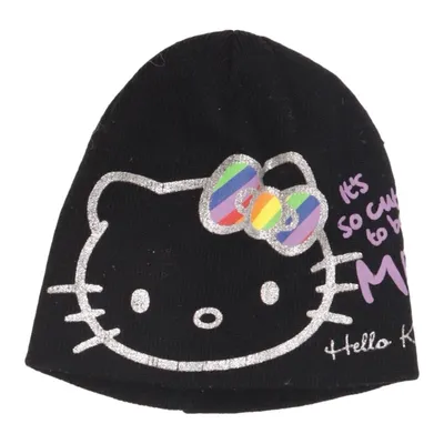 Beaniemössa (Svart, Flerfärgad) från Hello Kitty Akryl