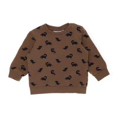 Sweatshirt (Brown, Black) from Name It Elastane