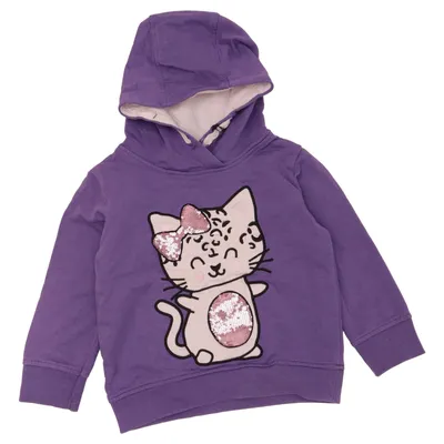 Huvtröja (Lila, Rosa, Flerfärgad) från Infinity Kids Bomull, Polyester
