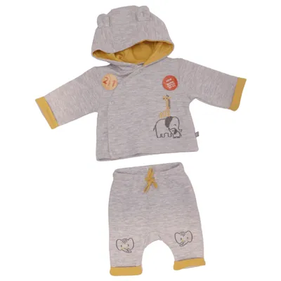 Ensemble (Gris, Jaune) de Liegelind Coton, Polyester
