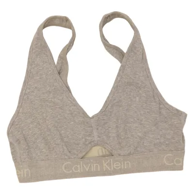 Bralette (Gray) from Calvin Klein Cotton, Elastane, Polyamide