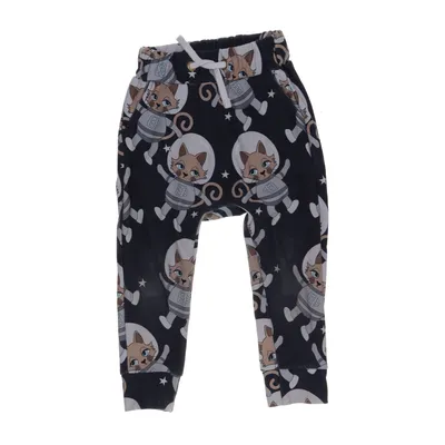 Byxor (Svart, Flerfärgad) från Dear Sophie Bomull, Elastan