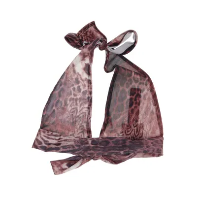 Bikini top (Brun, Flerfarvet) fra Reclaimed Vintage Elastan, Polyester