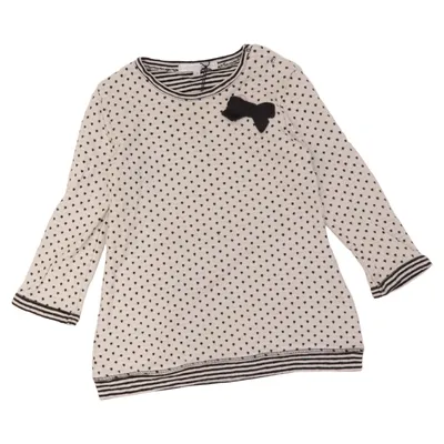 Long sleeve T-shirt (White, Black) from Gymboree Cotton