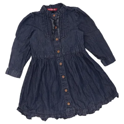 Denim dress (Blue) from Young Dimension Cotton