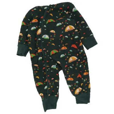 Overall (Green, Multicolored) from Little Green Radicals Organic cotton