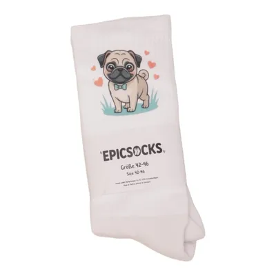 Chaussettes (Blanc, Multicolore) de Epic Coton, Élasthane, Polyamide, Polyester