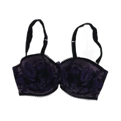 Bra (Purple, Black) from Hunkemöller Cotton, Elastane, Polyamide, Polyester